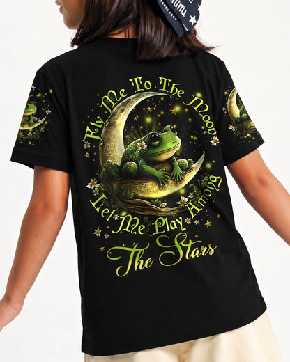 FLY ME TO THE MOON FROG KIDS ALL OVER PRINT - YHDU1812233