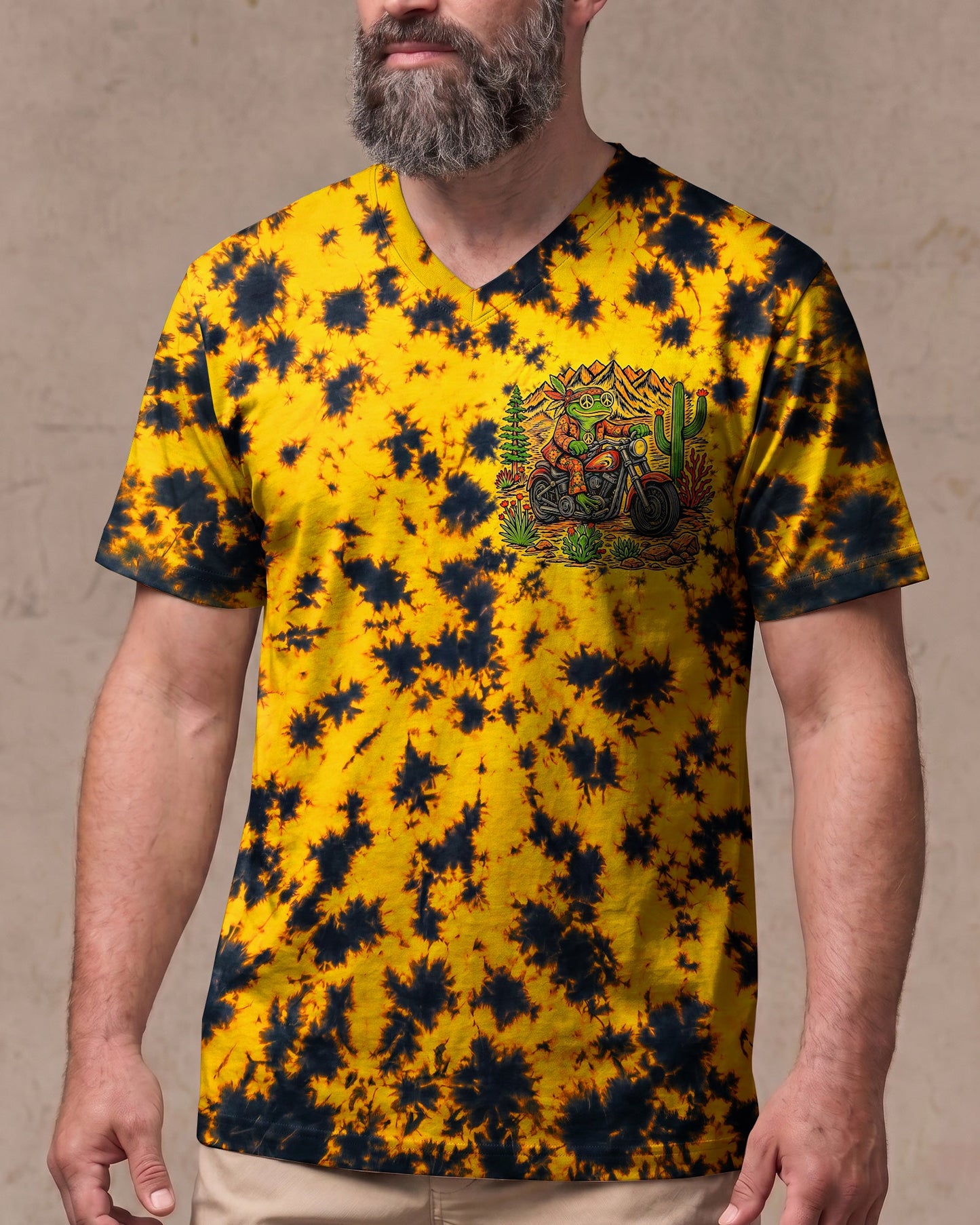 WELL I'M OLDER NOW HIPPIE FROG ALL OVER PRINT - RI2606261