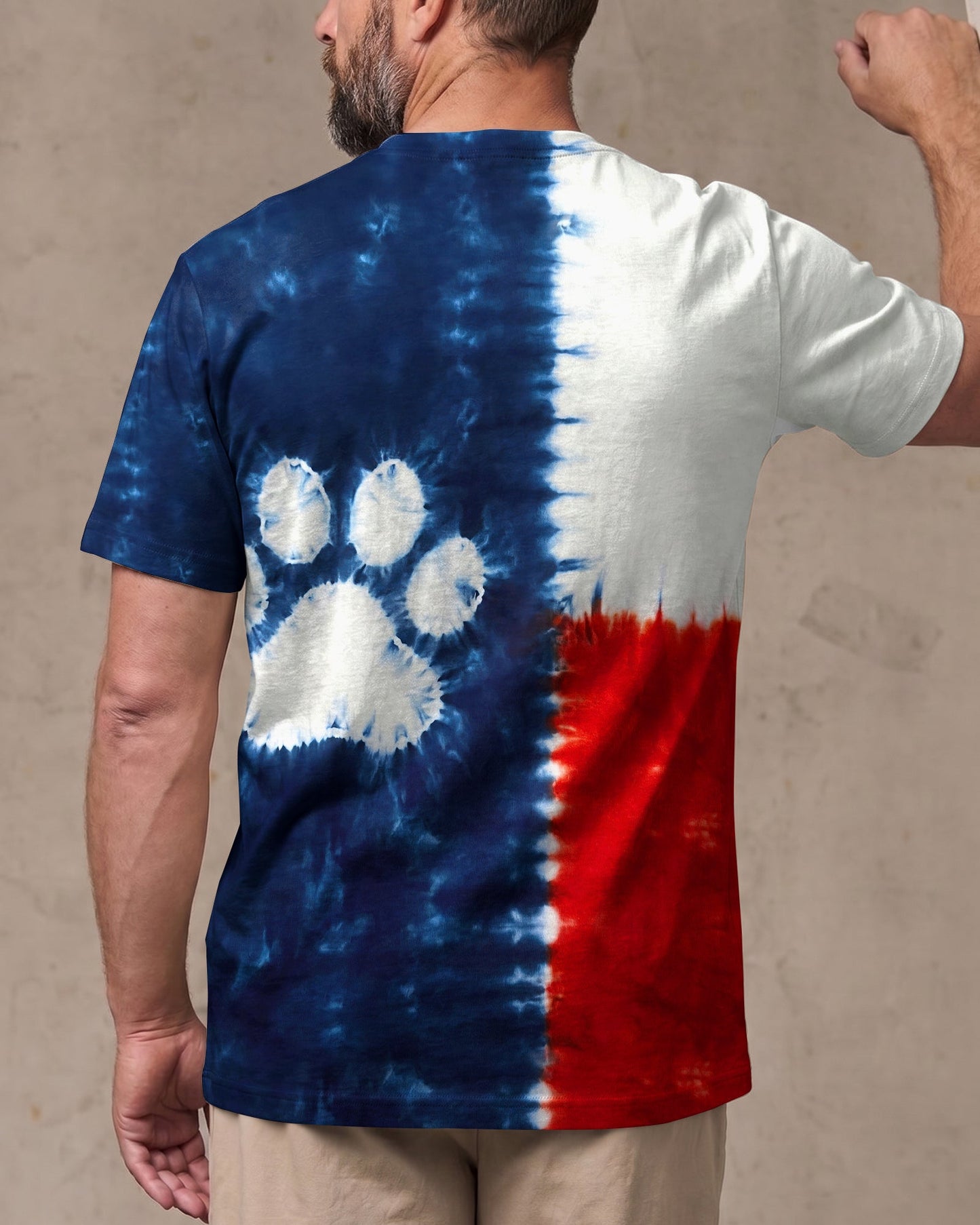 PAW PRINT TEXAS PATTERN ALL OVER PRINT   - TLTW1206263