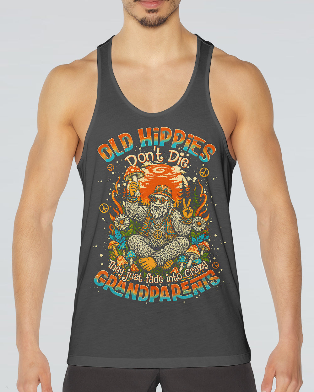 OLD HIPPIES BIGFOOT RETRO ALL OVER PRINT  - TLNO0506262