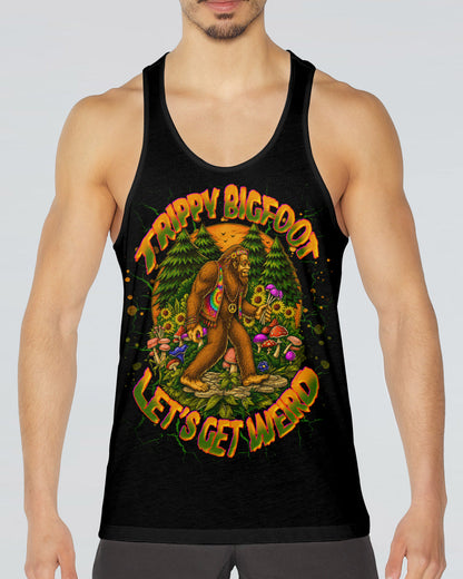 TRIPPY BIGFOOT LET'S GET WEIRD BIGFOOT ALL OVER PRINT - TLNT2805262