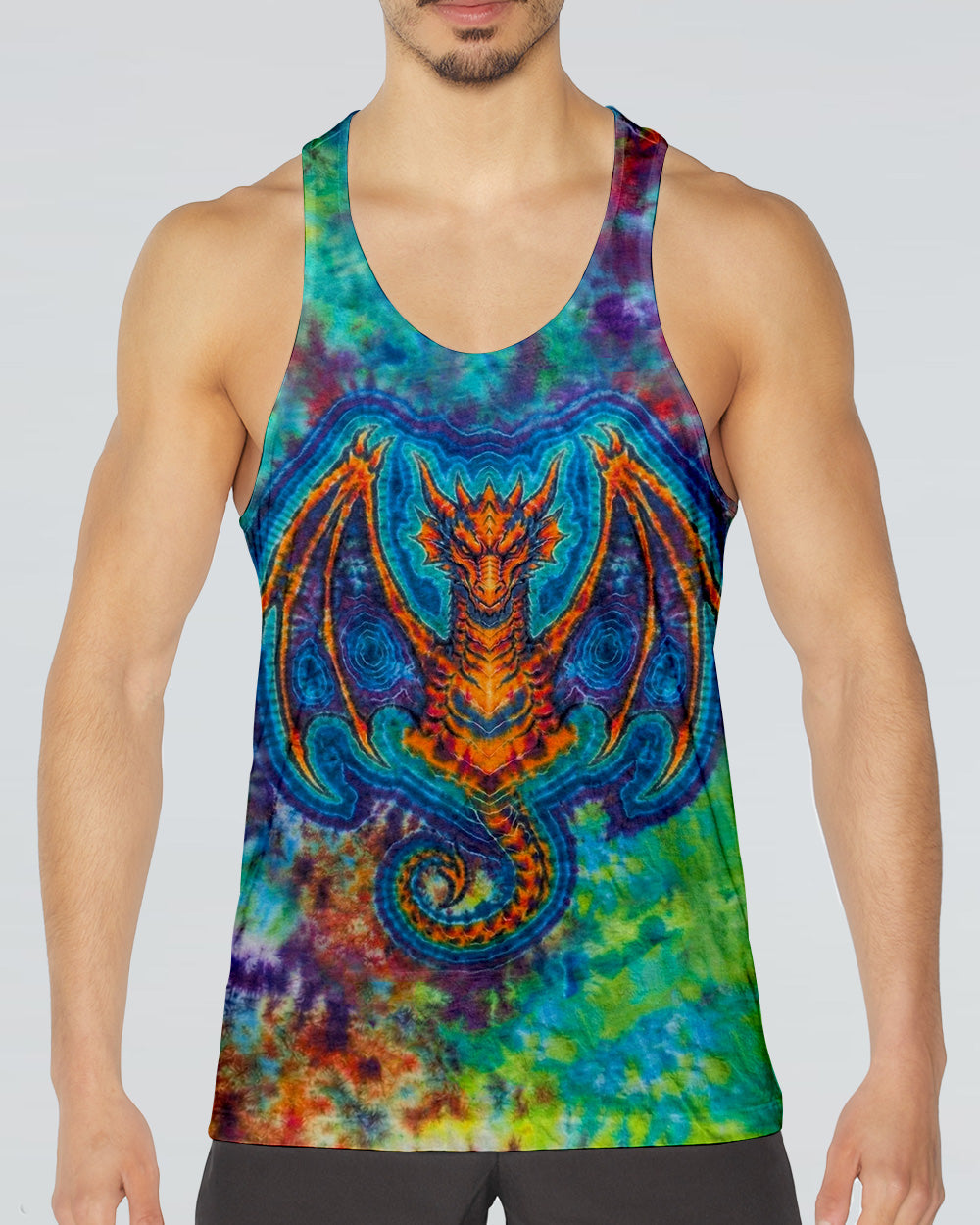 DRAGON SWIRL ALL OVER PRINT - TLHN0804262