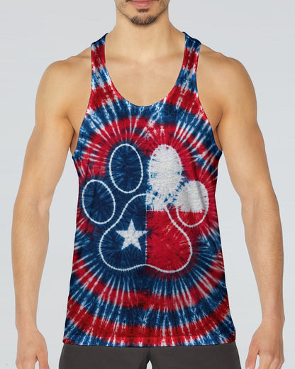 PAW PRINT TEXAS MAP SWIRL ALL OVER PRINT - TLNT1206262