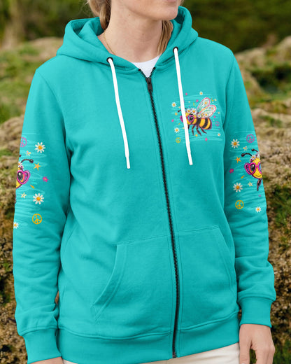 IN A WORLD WHERE YOU CAN BE ANYTHING BEE KIND ALL OVER PRINT  - TLNT1305263