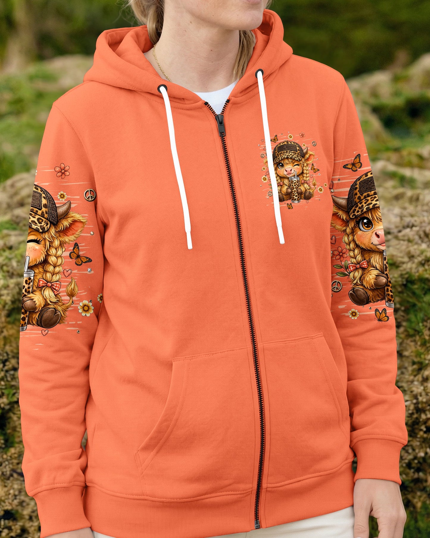 SUCK IT UP BUTTERCUP COW ALL OVER PRINT  - TLHN0906261