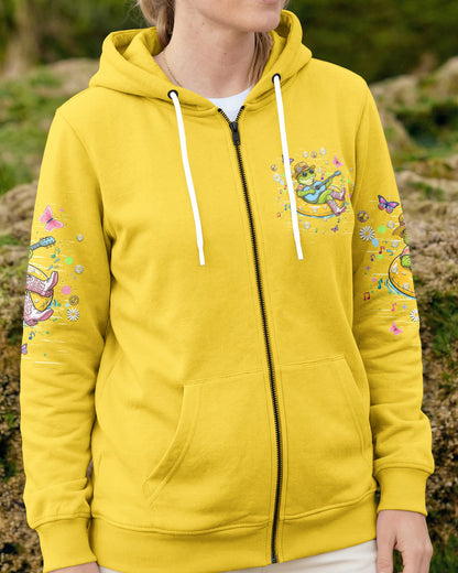 HOTTER THAN A HOOCHIE COOCHIE  FROG ALL OVER PRINT  - TLHN0505263