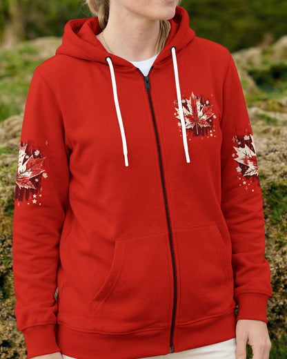 O CANADA WILD AND FREE ALL OVER PRINT - TYQY2406262