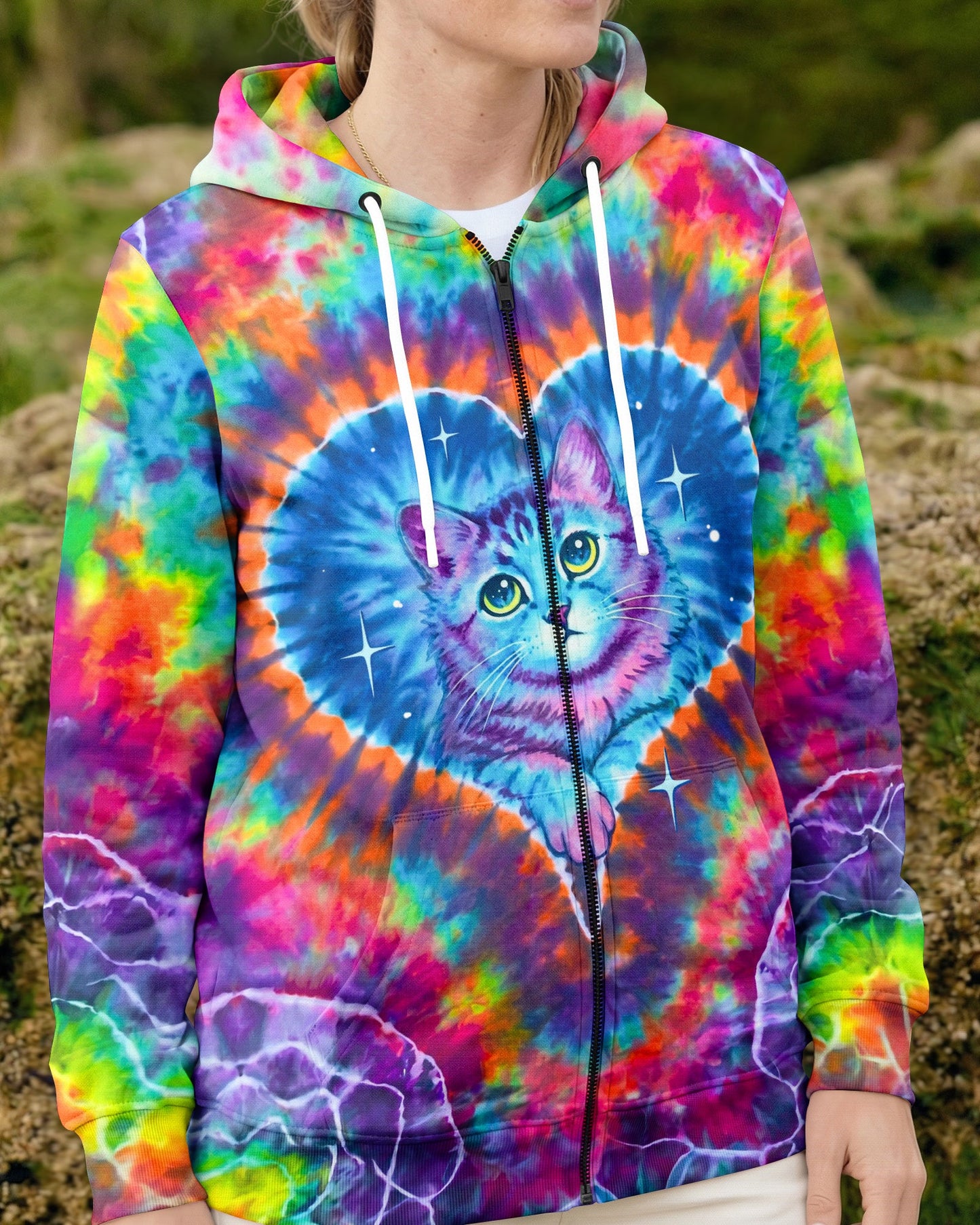 NEON DREAM CAT HEART ALL OVER PRINT – KM0405261