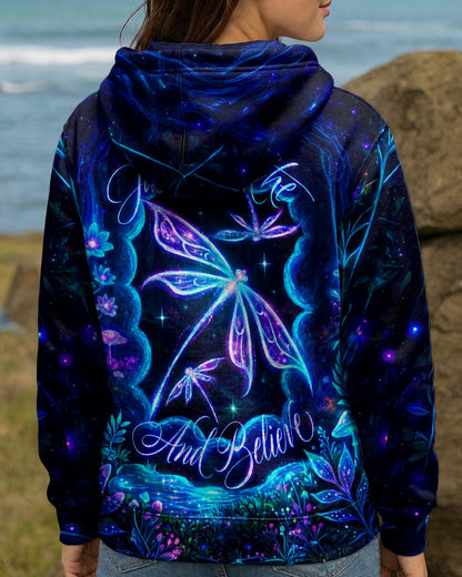 JUST BREATHE AND BELIEVE DRAGONFLY ALL OVER PRINT - RI1405261