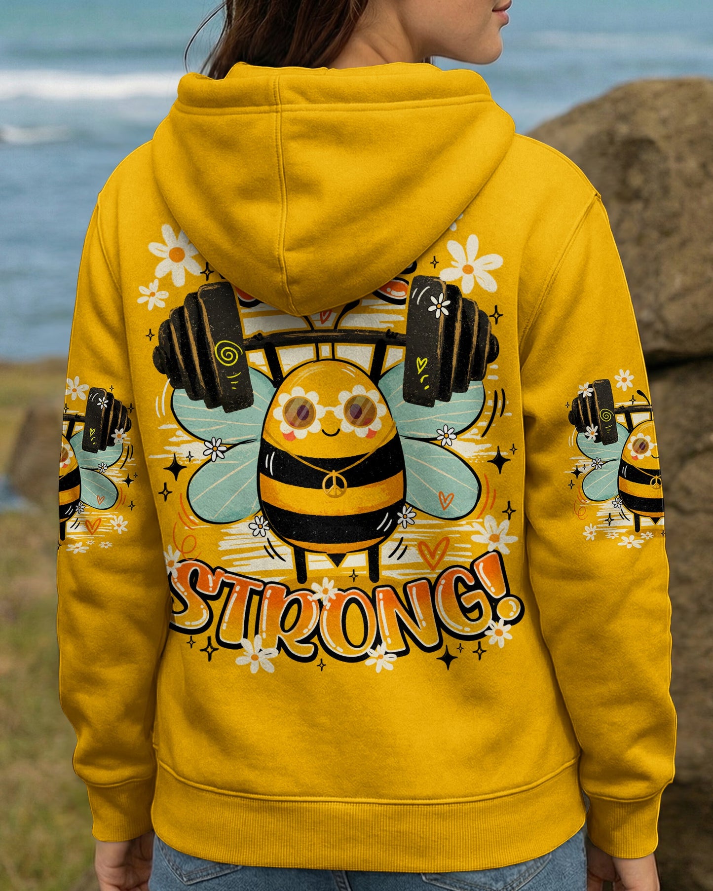 BEE STRONG ALL OVER PRINT - TY0906262