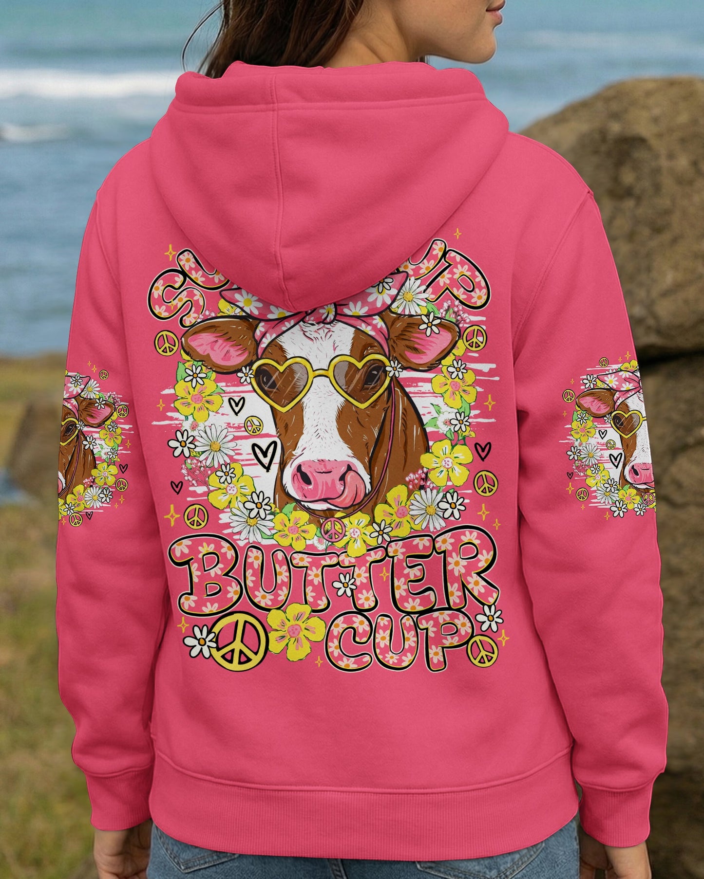 SUCK IT UP BUTTERCUP COW ALL OVER PRINT - TY1206262