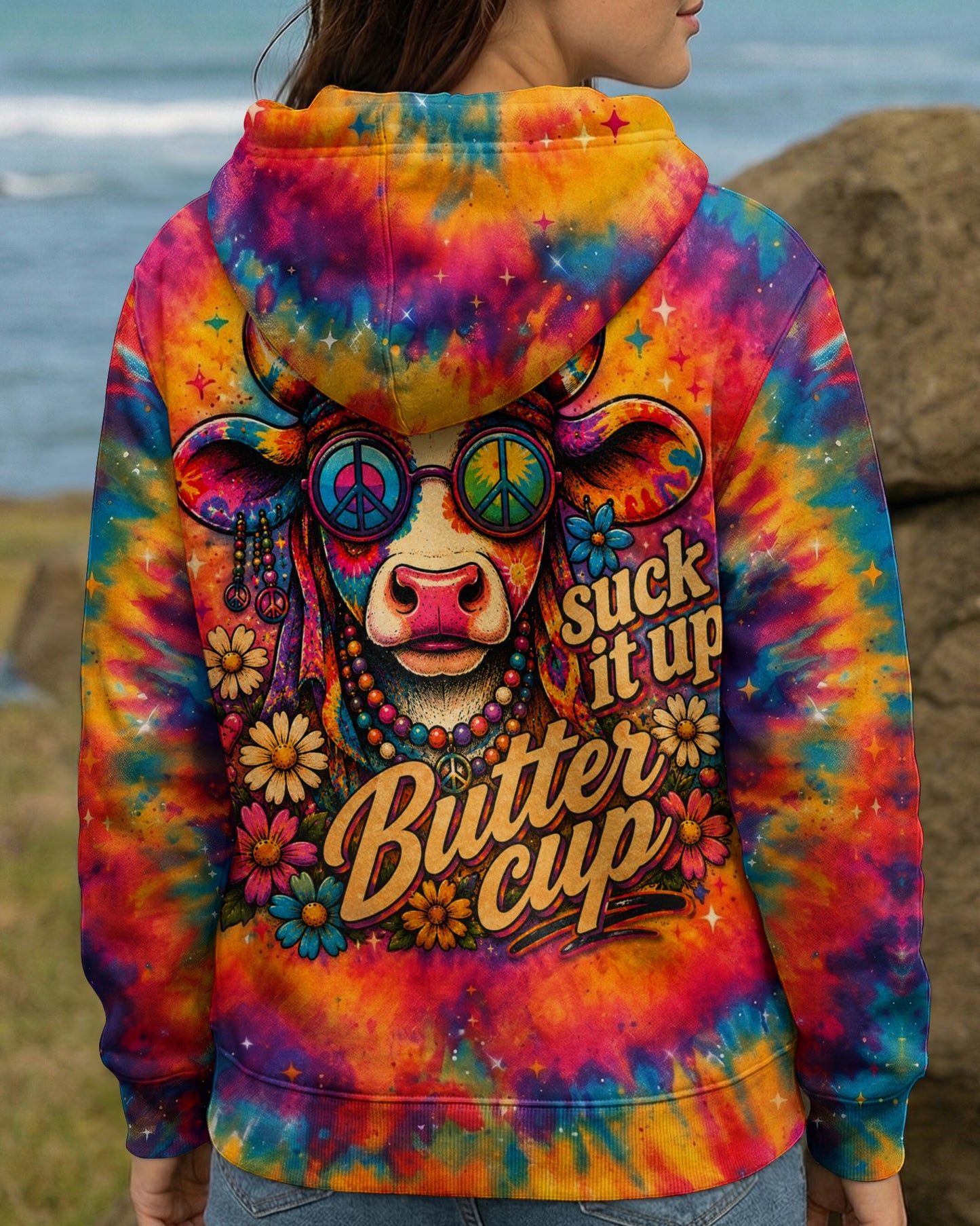 SUCK IT UP BUTTERCUP COW ALL OVER PRINT - TLNO2805262