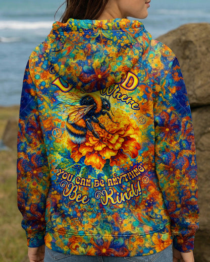 IN A WORLD WHERE YOU CAN BE ANYTHING BEE KIND ALL OVER PRINT  - TLTW0604262