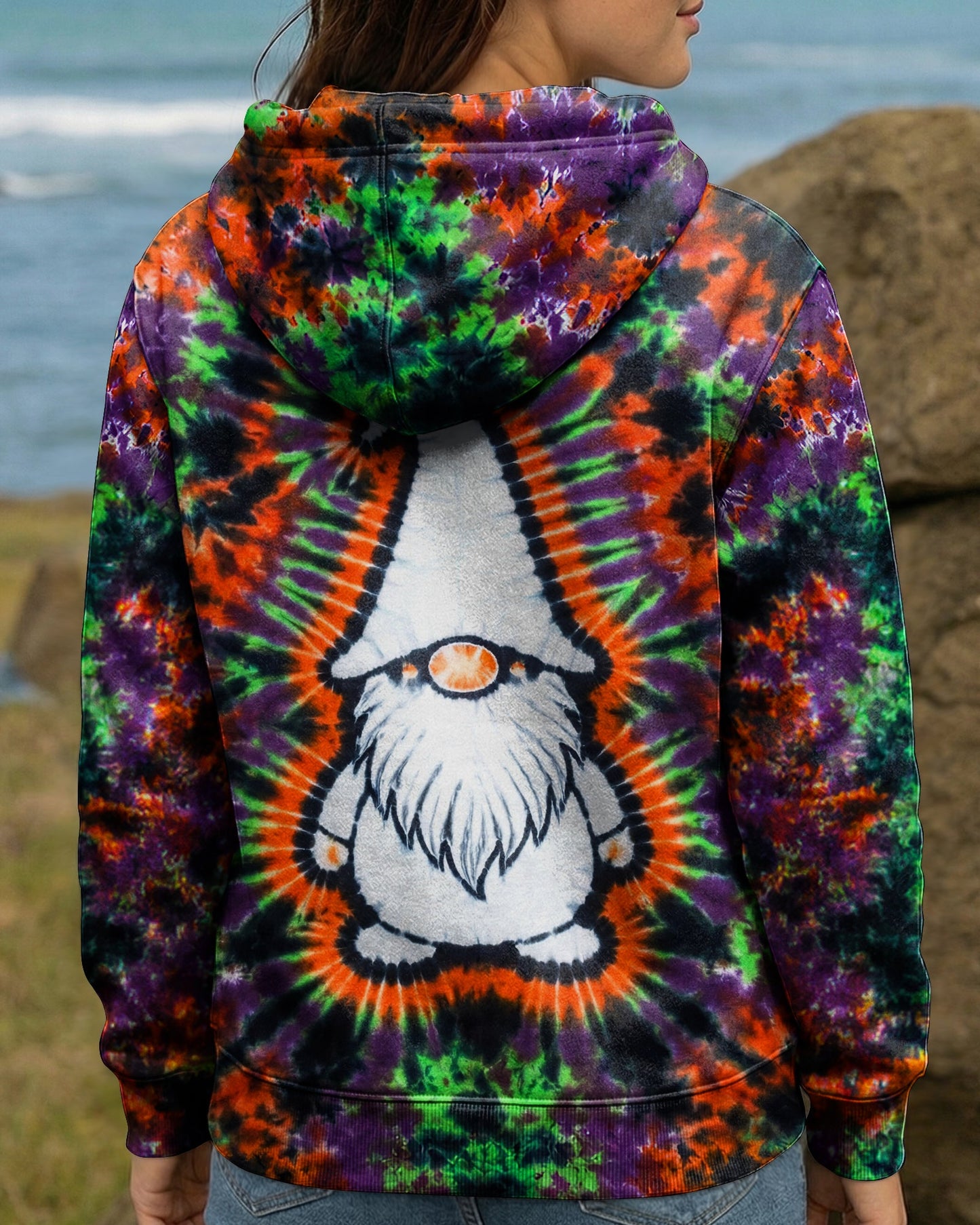GNOME PURPLE ORANGE BURST ALL OVER PRINT - TLNT1706261