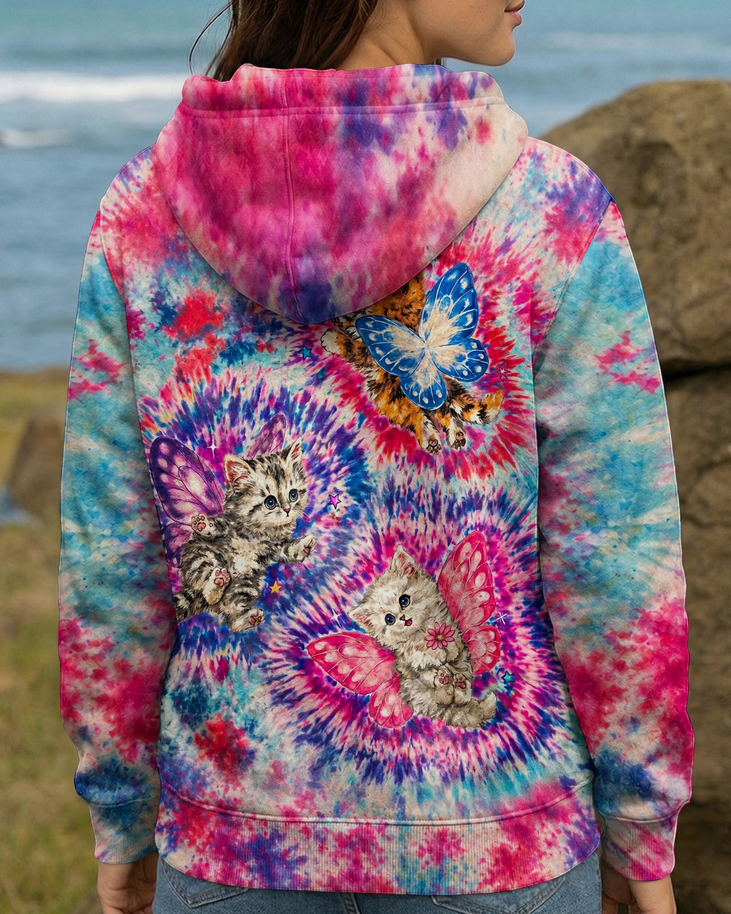 FAIRY KITTEN DREAM HIPPIE ALL OVER PRINT - KM2904261