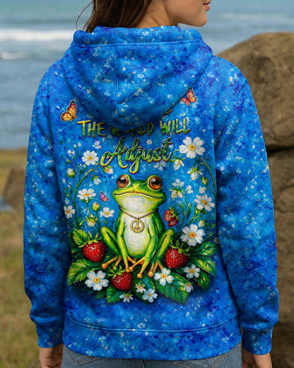 BE YOU THE WORLD WILL ADJUST FROG ALL OVER PRINT - TLHG0805264