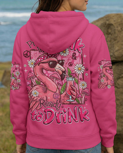 PRETTY IN PINK FLAMINGO ALL OVER PRINT - TYQY2206263
