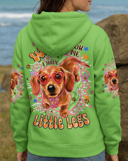 WAIT FOR ME I HAVE LITTLE LEGS DACHSHUND DOG ALL OVER PRINT - TYPQ2605262