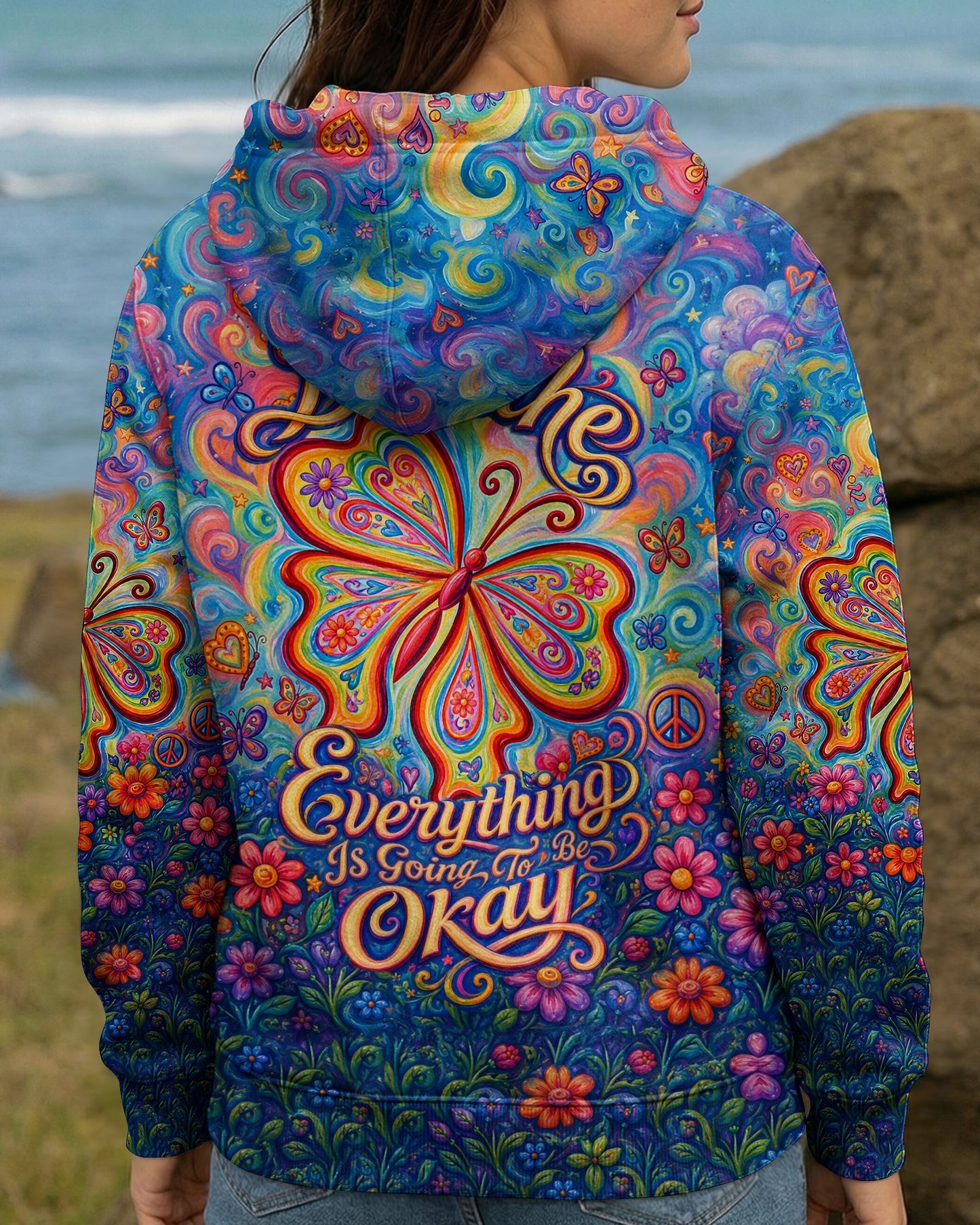 JUST BREATHE BUTTERFLY ALL OVER PRINT - TLTW1205262