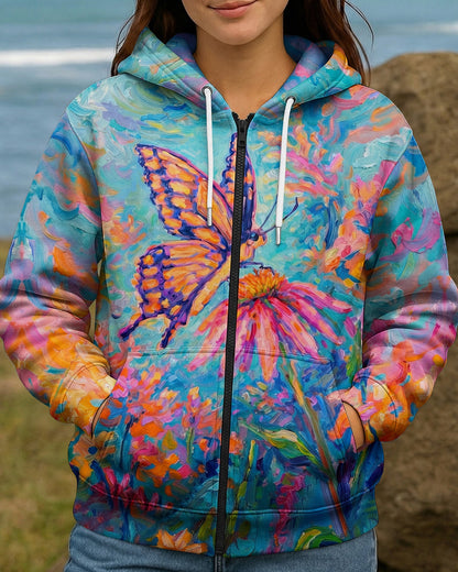 JUST BREATHE BUTTERFLY ALL OVER PRINT  - TLNO1404261