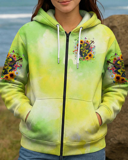 WHISPER WORDS OF WISDOM LET IT BE FROG ALL OVER PRINT - TYLN2606262