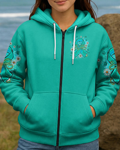 IN SEPTEMBER WE WEAR TEAL OVARIAN CANCER AWARENESS ALL OVER PRINT - TYPQ1507261