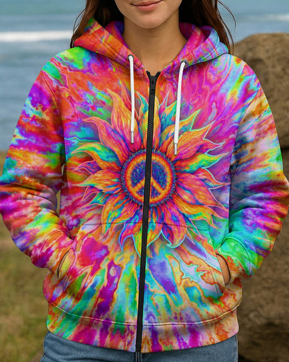 SUNFLOWER LIQUID ART  ALL OVER PRINT - TLTW0907261