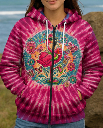 I WAS SIMPLY BORN TO DILLY DALLY FLAMINGO  ALL OVER PRINT - TLTW0405262