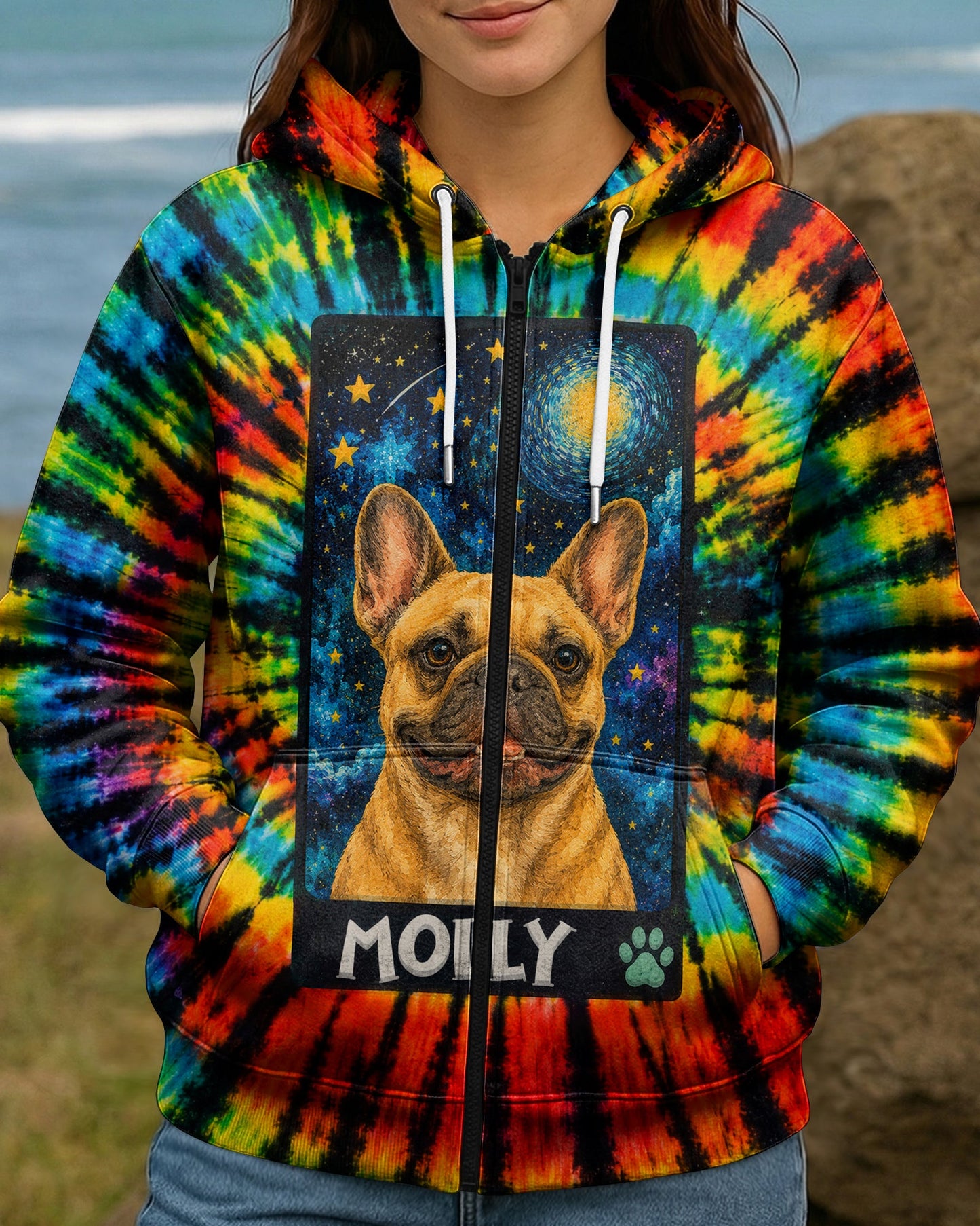 CUSTOM PET PORTRAIT GALAXY SWIRL ALL OVER PRINT - KMTM2306261