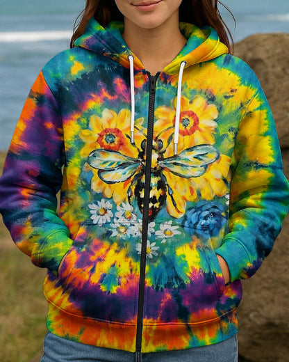 JUST BREATHE BEE SUNFLOWER ALL OVER PRINT - RI2304261