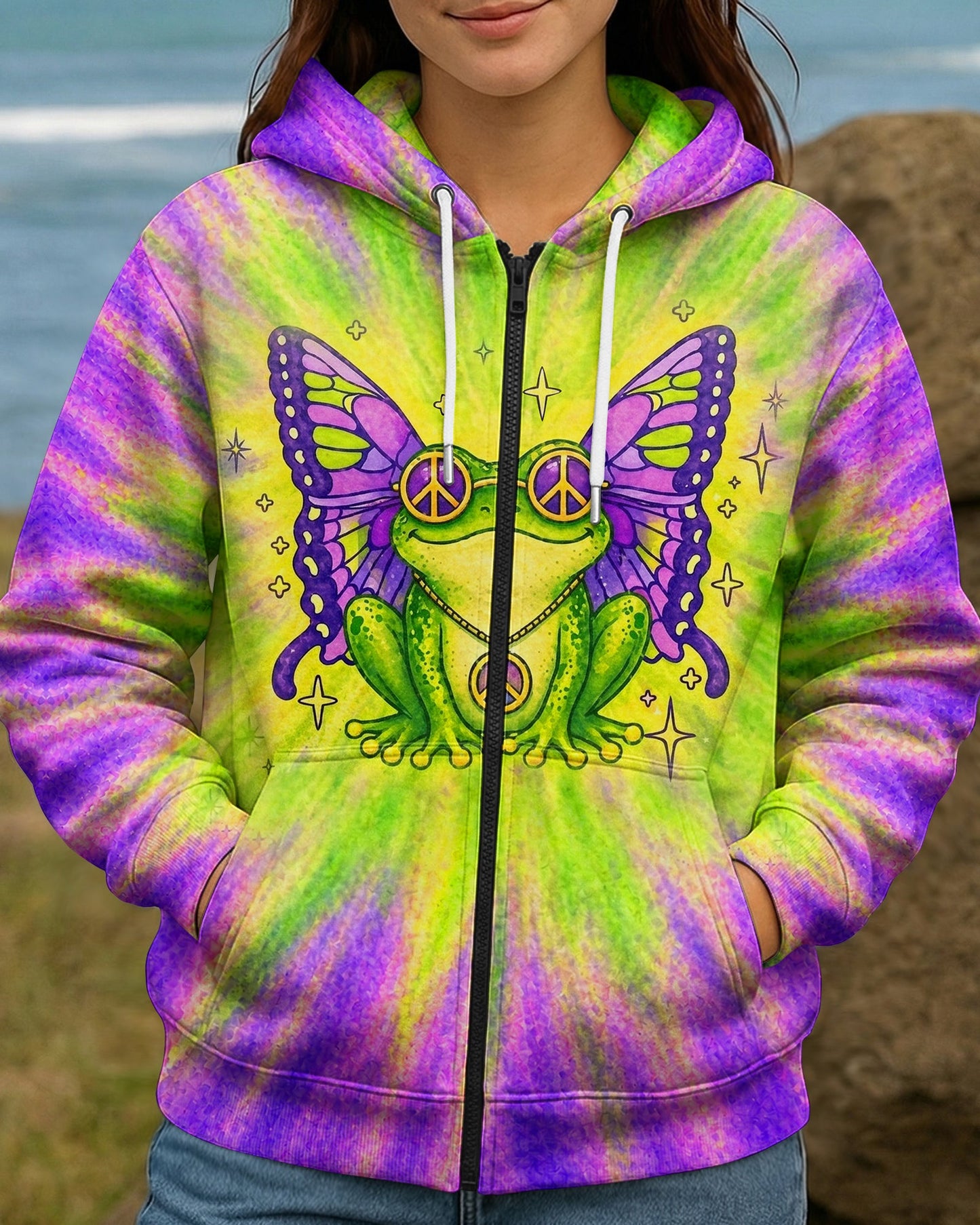 BELIEVE IN THE MAGIC AROUND YOU FROG ALL OVER PRINT - TLHN2804261