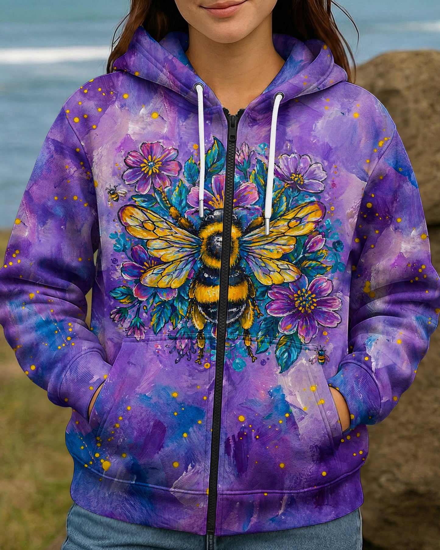 WHISPER WORDS OF WISDOM LET IT BE BEE  ALL OVER PRINT  - TLNO2304261