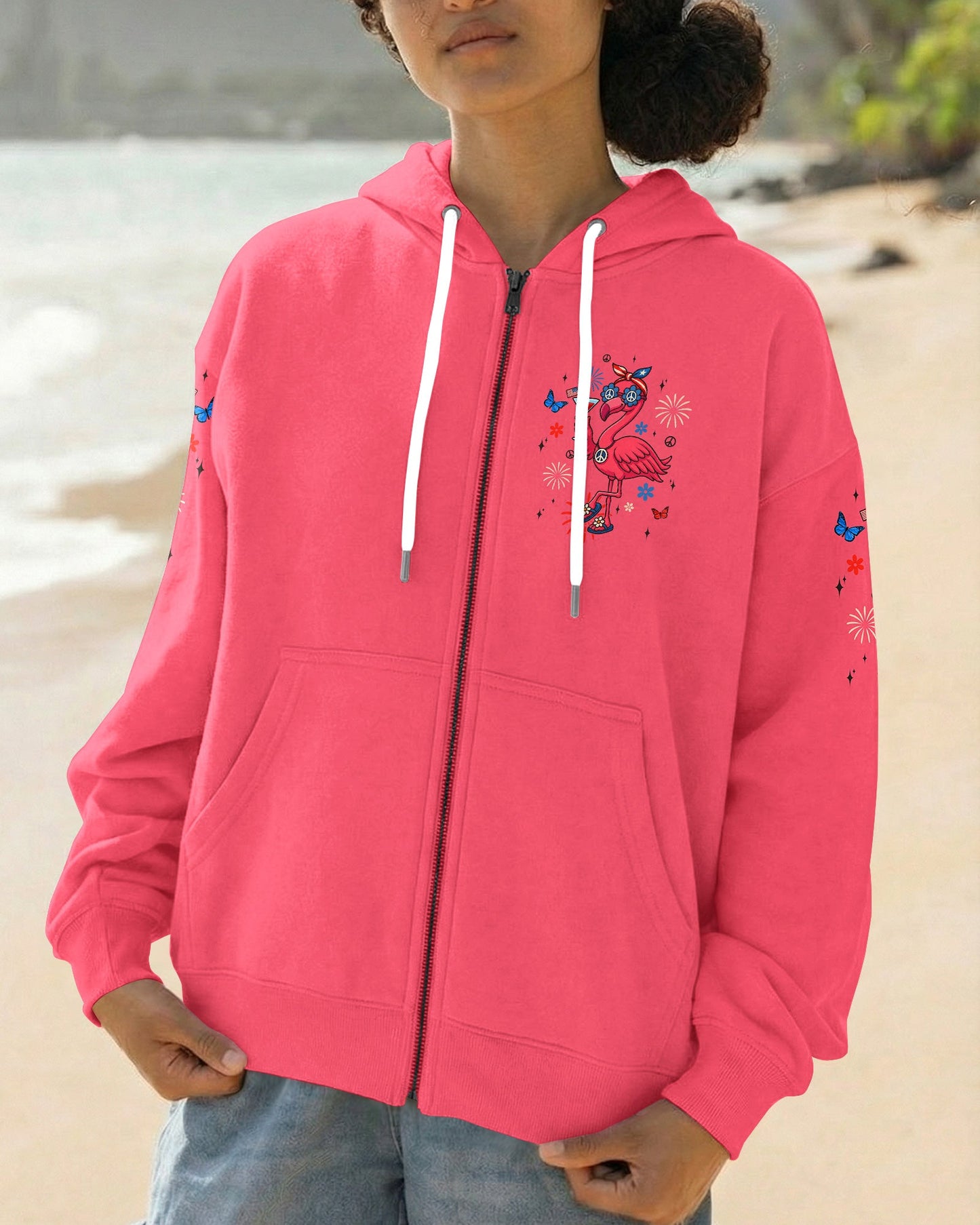 PRETTY IN PINK FLAMINGO ALL OVER PRINT - TYLN0304261