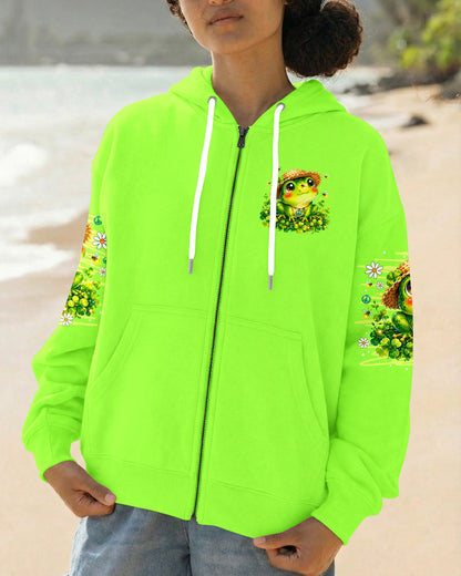 WHISPER WORDS OF WISDOM LET IT BE FROG ALL OVER PRINT -  TLNO0707262