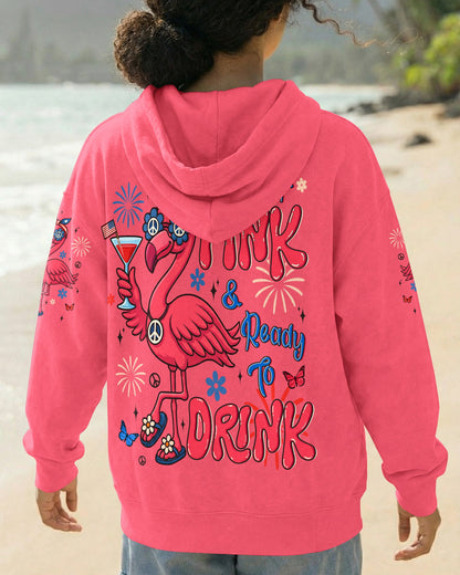 PRETTY IN PINK FLAMINGO ALL OVER PRINT - TYLN0304261