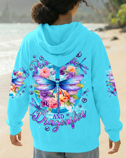 PEACE LOVE AND DRAGONFLIES ALL OVER PRINT - TYPQ2306262