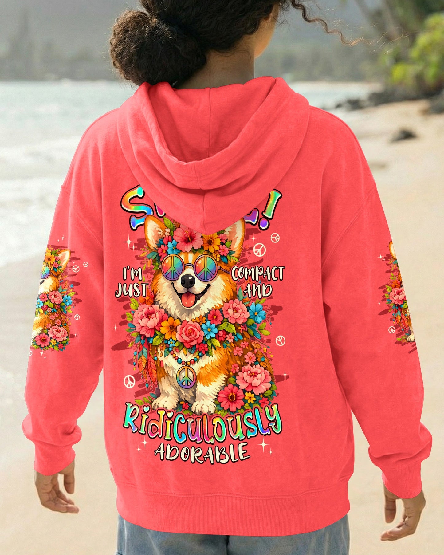 I'M NOT SHORT CORGI DOG ALL OVER PRINT - TYPQ1805262