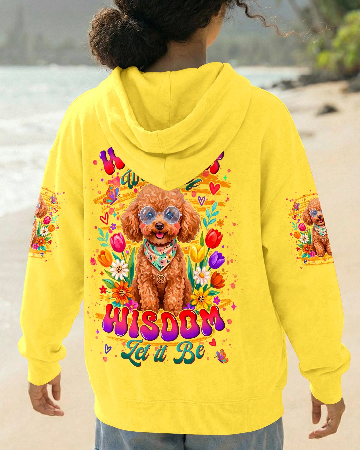 WHISPER WORDS OF WISDOM LET IT BE POODLE DOG ALL OVER PRINT - TYLN2605262