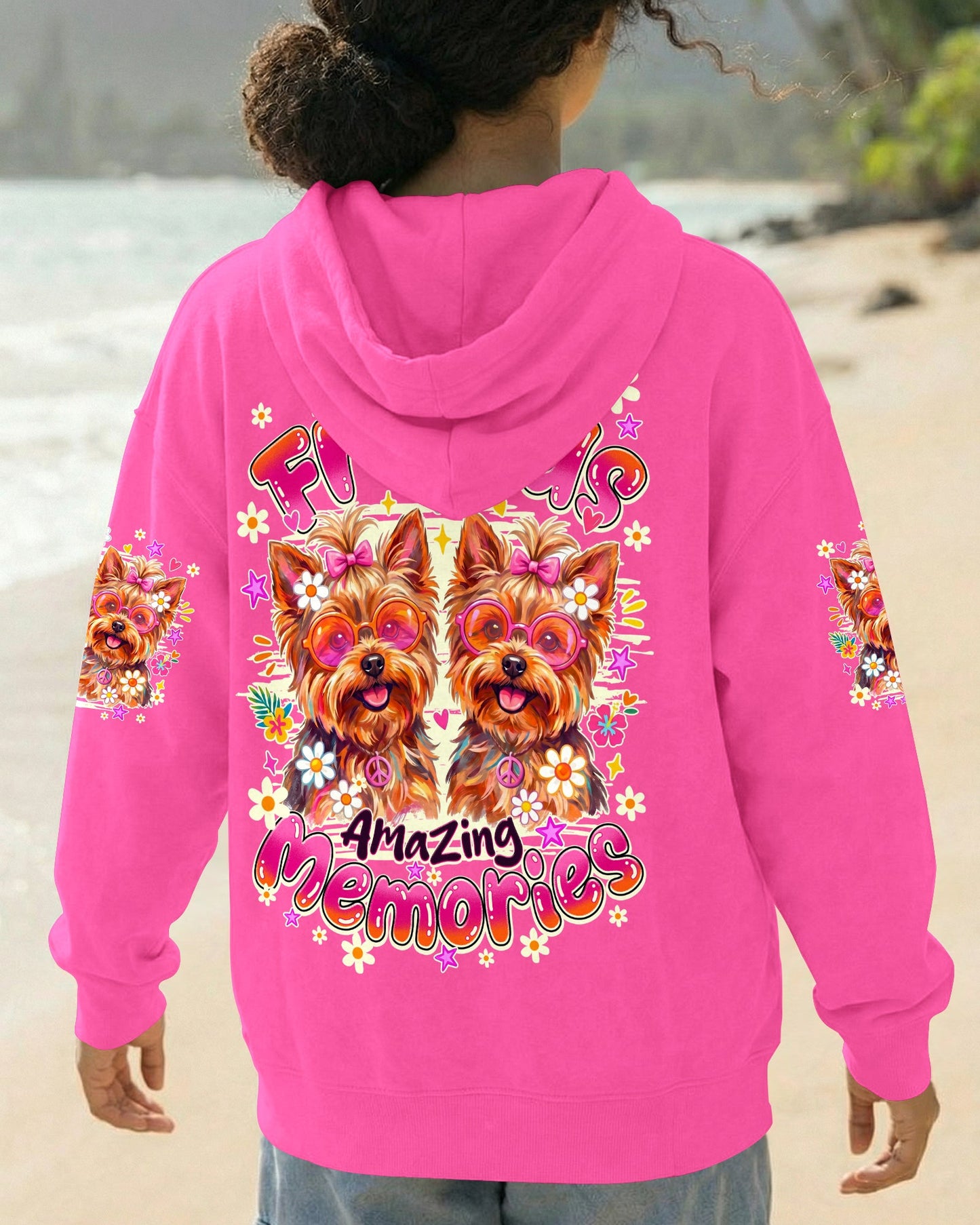 GOOD TIMES CRAZY FRIENDS YORKSHIRE TERRIER DOG ALL OVER PRINT - TY1405261