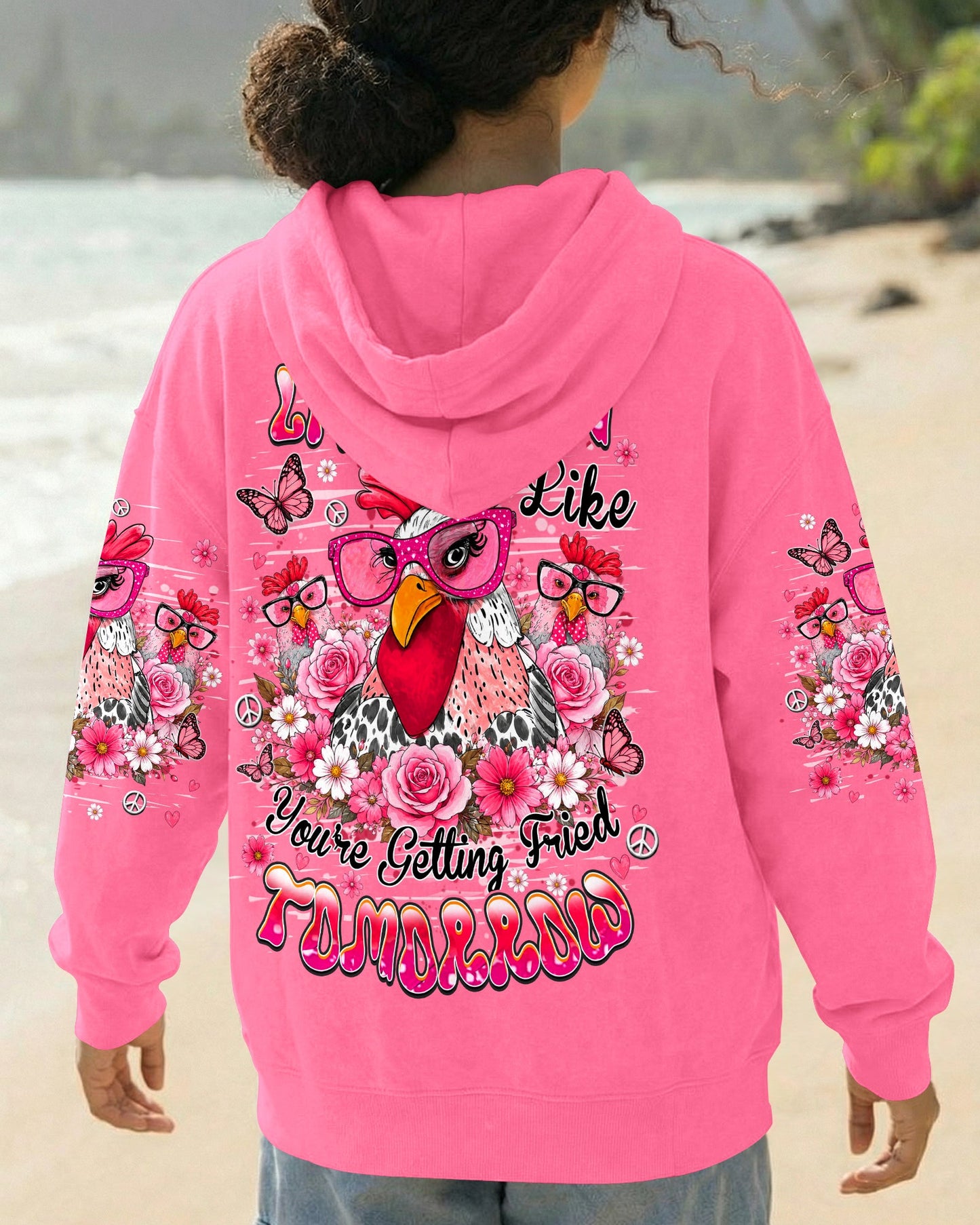 LIVE TODAY CHICKEN  ALL OVER PRINT - TLHN0906262