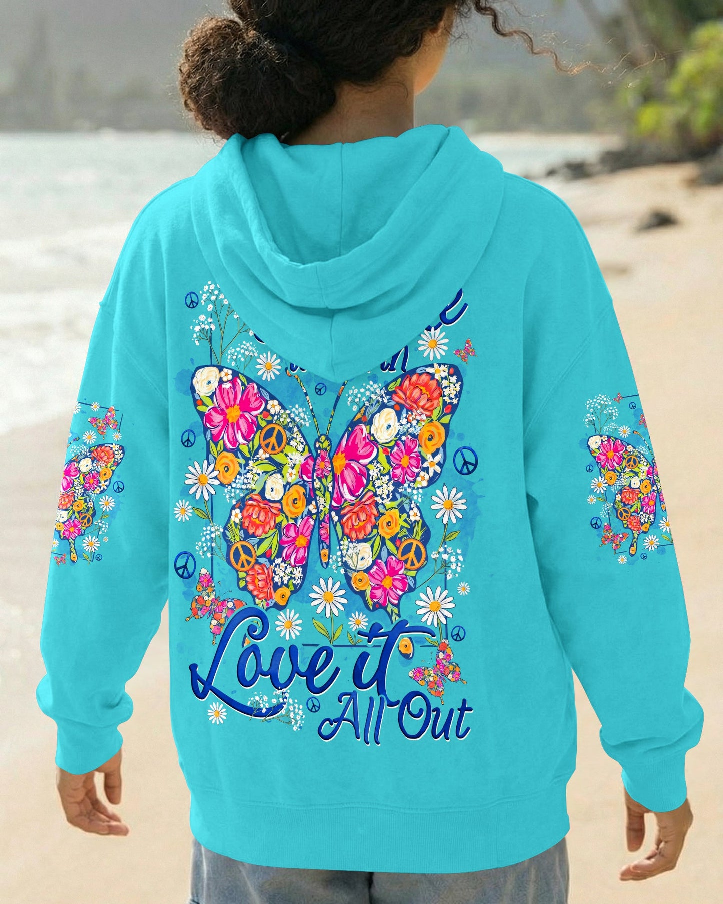 BREATHE IT ALL IN BUTTERFLY ALL OVER PRINT - TYQY1906261