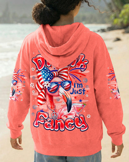 I'M NOT DRUNK I'M JUST FANCY FLAMINGO ALL OVER PRINT - TYPQ2104262