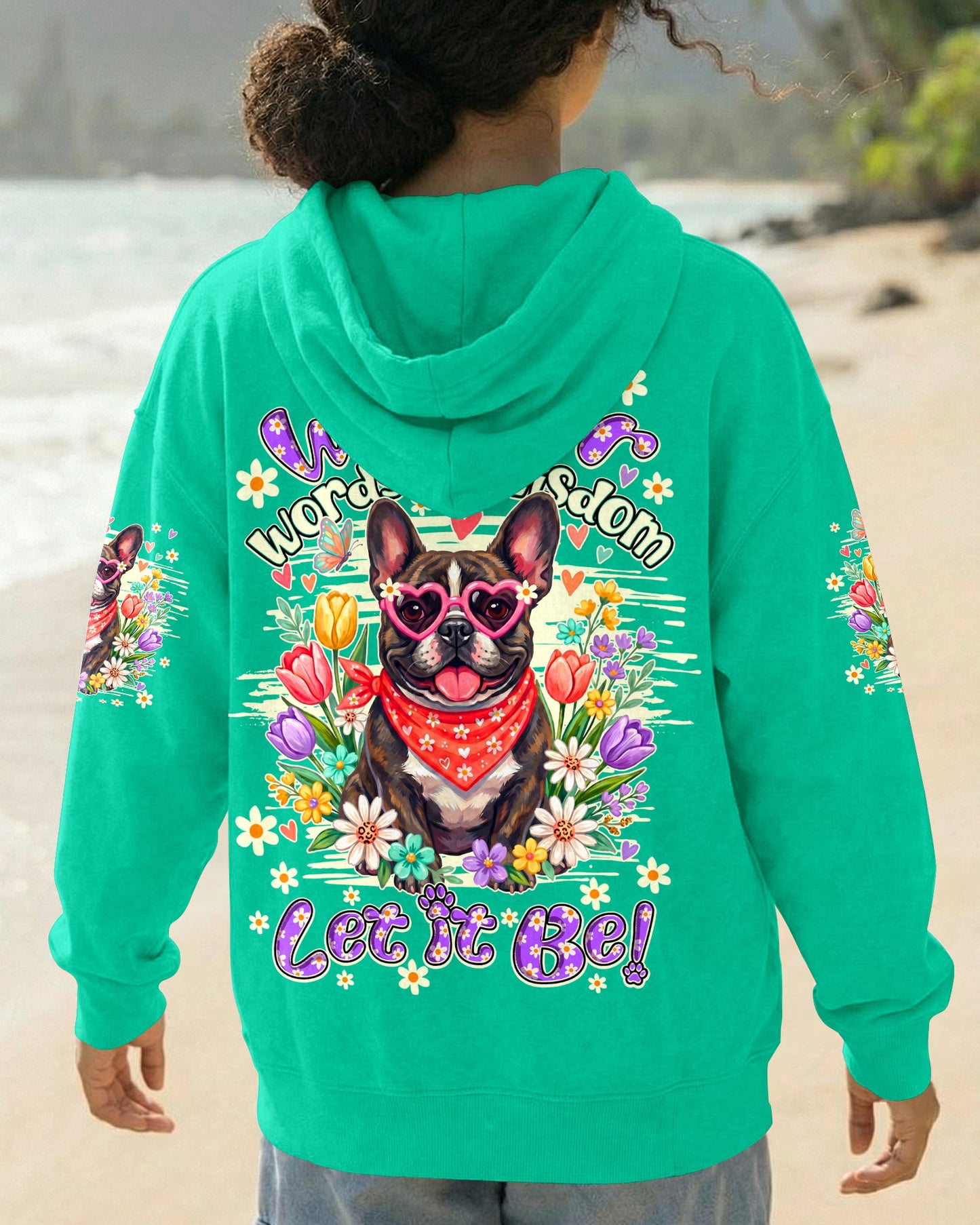WHISPER WORDS OF WISDOM LET IT BE FRENCH BULLDOG ALL OVER PRINT - TY1105262