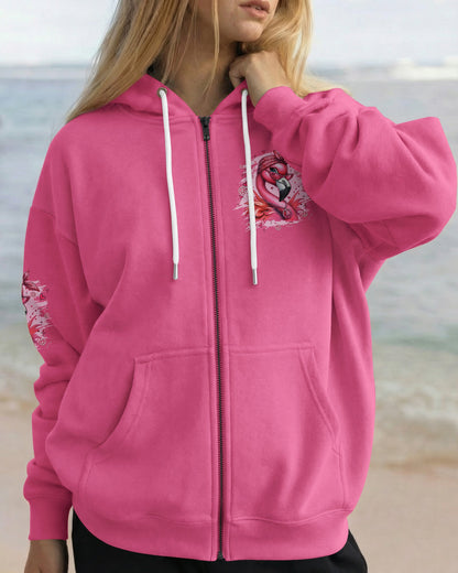 APPARENTLY I HAVE AN ATTITUDE WHO KNEW FLAMINGO ALL OVER PRINT - TYQY1804261