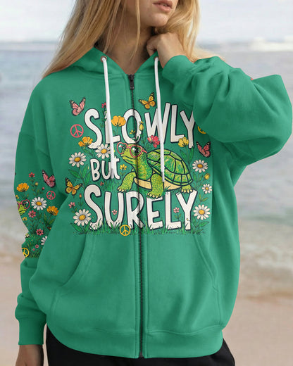 SLOWLY BUT SURELY TURTLE ALL OVER PRINT - TLNT2705263
