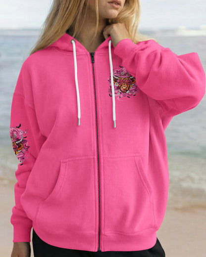 IN OCTOBER WE WEAR PINK COW HALLOWEEN BREAST CANCER AWARENESS ALL OVER PRINT - TYQY1507263