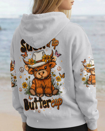 SUCK IT UP BUTTERCUP HIGHLAND COW ALL OVER PRINT  - TLTW1006262