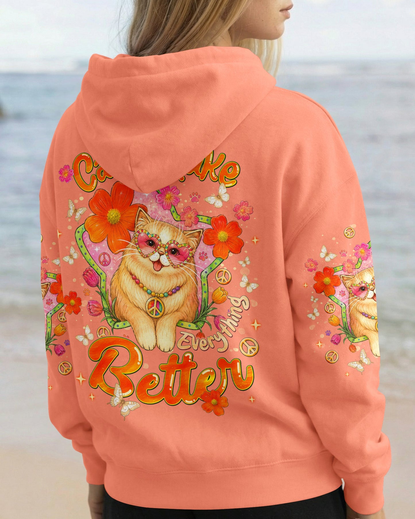 CATS MAKE EVERYTHING BETTER ALL OVER PRINT - TLNT0907263
