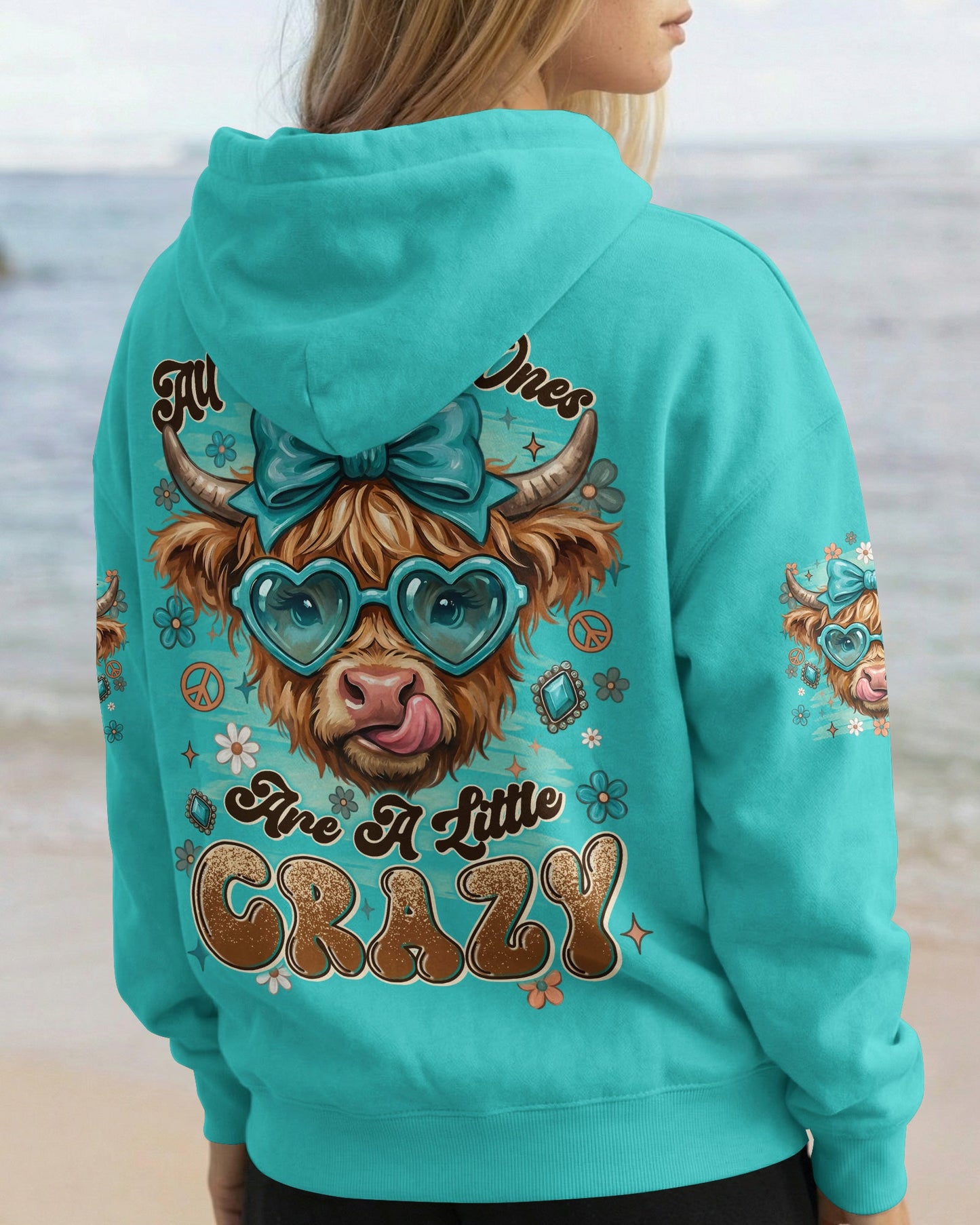ALL THE GOOD ONES ARE A LITTLE CRAZY COW ALL OVER PRINT - TYLN1004261