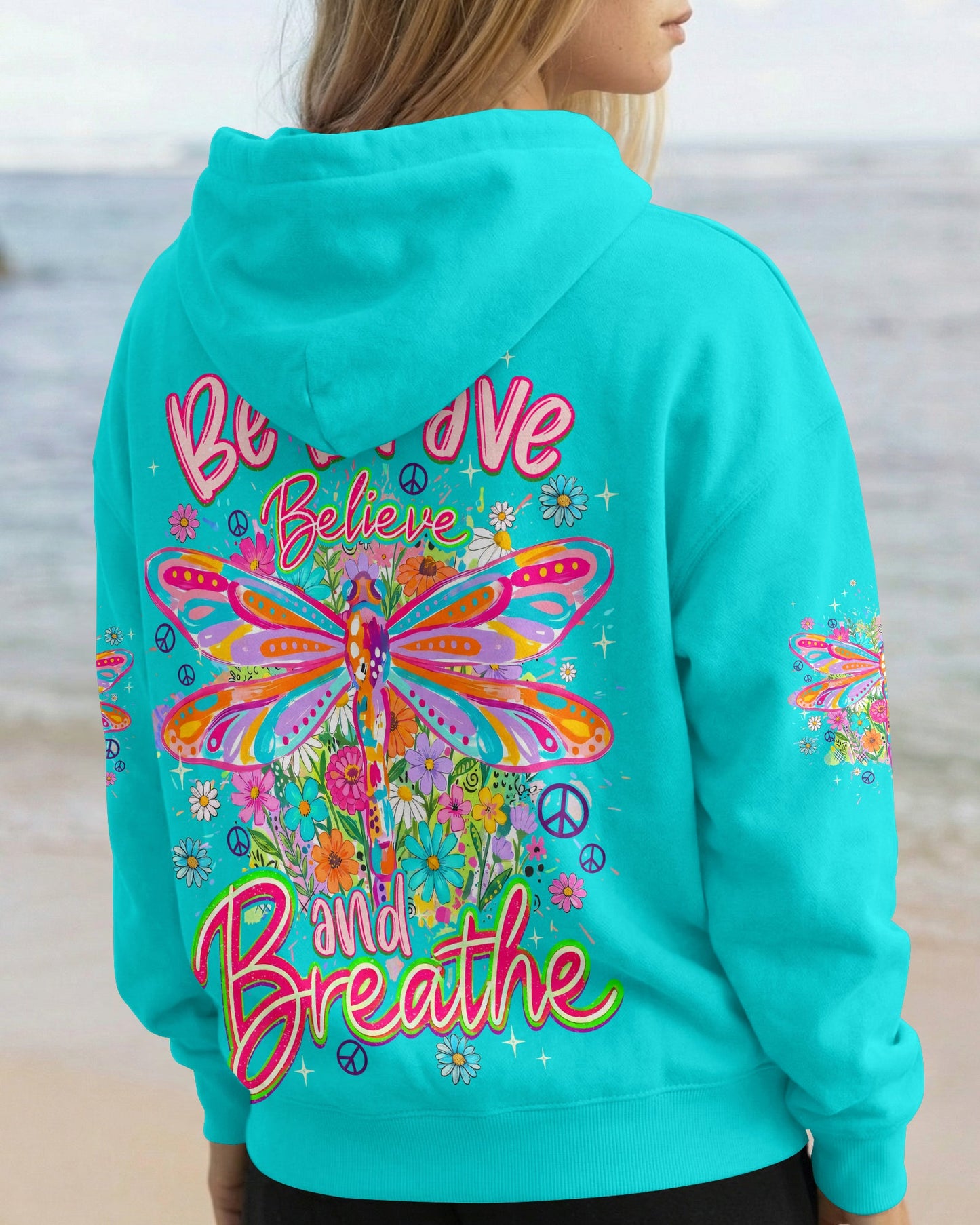 BE BRAVE BELIEVE AND BREATHE DRAGONFLY ALL OVER PRINT - TYQY0406262